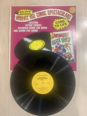 Buy Avengers 4 Golden Record Marvel Spectacular Plays & Looks Excellent 1966 Mmms • 231.86£