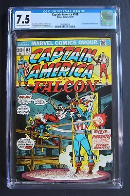 Buy Captain America #168 1st Pheonix BARON HELMUT ZEMO Falcon Winter Soldier CGC 7.5 • 54.53£