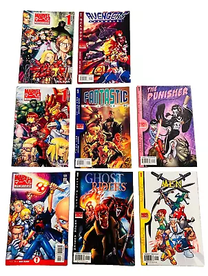Buy Lot Of 8 Marvel Mangaverse #1 /new Dawn/ Eternity Twilight + 1 Shots Marvel 2002 • 19.92£