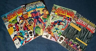 Buy Lot/Run 4 NM- 9.2 Marvel Super Heroes SECRET WARS 1 2 3 4 Blue Galactus 1984 NEW • 172.04£