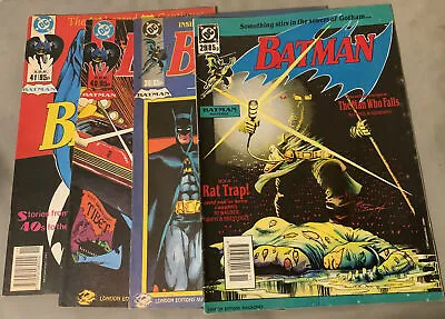 Buy 4 DC Comics Issues #29,36,40,41 ‘Batman’ 1991 Monthly London Editions Magazine • 17.50£