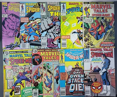Buy (9) Marvel Tales #41 70 98 192 200 201 222 Lot Run Amazing Spider-Man Reprints • 24.03£