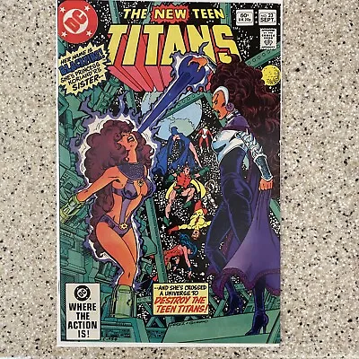 Buy The New Teen Titans Comic Book #23 DC 1st Black Fire 1982 NEAR MINT + • 31.68£