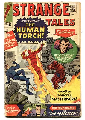 Buy Strange Tales #118 1964-human Torch- Dr Strange- Ditko G • 116.42£