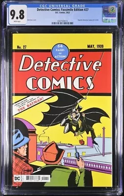 Buy Detective Comics: Facsimile Edition 27 CGC 9.8 • 75£