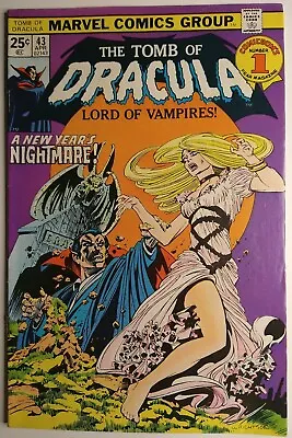 Buy Marvel Comics Tomb Of Dracula #43 Bernie Wrightson Cover; Marv Wolfman VF 8.0 • 31.66£