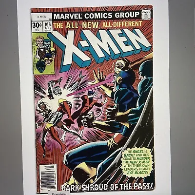 Buy Uncanny X-Men #106, FN 6.0, Professor X V. Professor X, 1st Onslaught • 34.10£