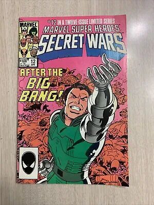 Buy Marvel Super Heroes Secret Wars 12 Vf/nm White Pages 1985 • 7.97£