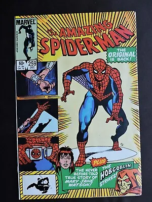 Buy The Amazing Spider-Man Comic Book #259 (Dec 1984, Marvel) VF+ Hobgoblin • 6.36£