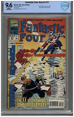 Buy Fantastic Four Annual   # 27   CBCS  9.6  NM+   White Pgs   1994  Mobius M. Mobi • 47.97£