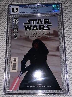 Buy Star Wars: Episode I The Phantom Menace #3 CGC 8.5 (1999) - Ray Park Photo Cover • 79.29£