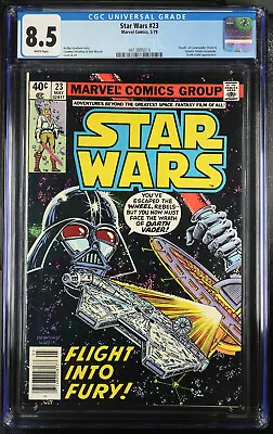 Buy Star Wars #23 CGC 8.5 WP Newsstand, Darth Vader Cover • 43.97£