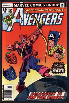 Buy Avengers #172 9.2 // Hawkeye Rejoins The Avengers Marvel Comics 1978 • 39.59£