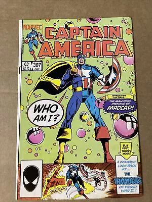 Buy Captain America #307 (Marvel Comics, 1985) 1st Appearance Of Madcap Deadpool 3 • 19.70£