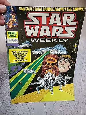 Buy 1979 Marvel Comics Star Wars Weekly No 96 Vintage 26th December • 10£