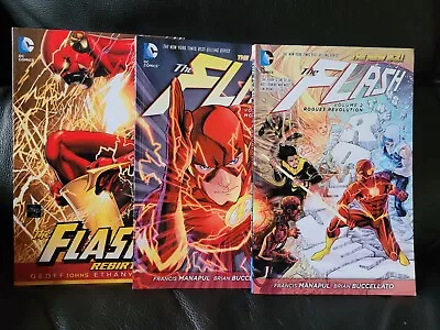 Buy DC Comics The Flash Rebirth And The New 52 Volumes 1 & 2 Graphic Novels • 7.99£