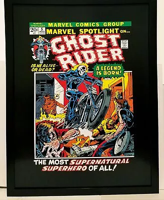 Buy Marvel Spotlight #5 Ghost Rider 12x16 FRAMED Art Print Marvel Comics Poster • 37.90£