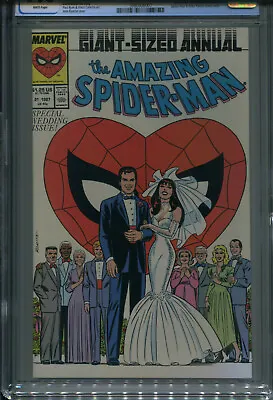 Buy AMAZING SPIDER-MAN Annual #21  CGC 9.8  Wedding Issue   FREE SHIPPING • 220.11£