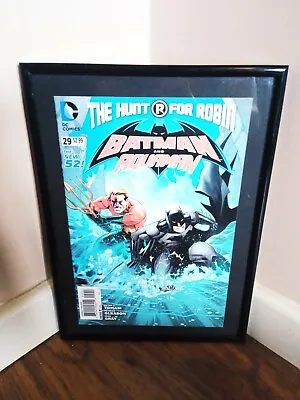 Buy Batman & Aquaman #29 Dc Comics Framed Comic Fathers Day Birthday Gift Man Cave • 19.99£