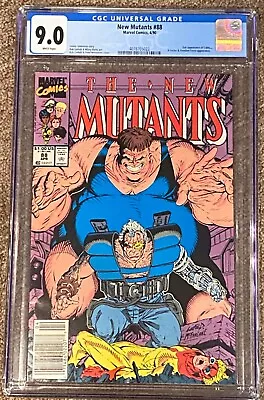 Buy New Mutants #88 CGC 9.0 Newsstand White Pages 1990  2nd Cable, Todd McFarlane • 51.39£