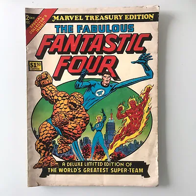 Buy MARVEL TREASURY EDITION #2 - The Fabulous Fantastic Four - Lee & Kirby - Giant • 12.99£