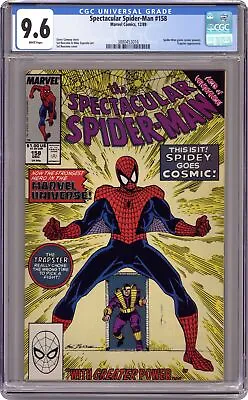 Buy Spectacular Spider-Man Peter Parker #158D CGC 9.6 1989 3880453016 • 79.16£