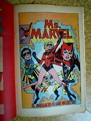 Buy  Ms Miss Marvel 18 First Appearance Mystique Very Scarce Italian Edition Fine • 50£