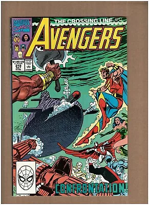 Buy Avengers #319 Marvel Comics 1990 Captain America Crossing Line Quasar VF+ 8.5 • 2.38£