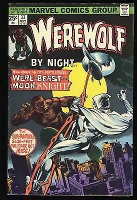Buy Werewolf By Night #33 FN- 5.5 2nd Appearance Moon Knight! Kane Cover! Marvel • 67.99£