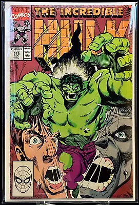 Buy INCREDIBLE HULK #372 RARE UNCIRCULATED Marvel 1990 🔑Key RET. OF GREEN HULK🔥NM+ • 7.90£