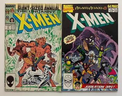 Buy Uncanny X-men Annuals #11 & #13 (Marvel 1987) FN- + FN+ Condition • 6.95£
