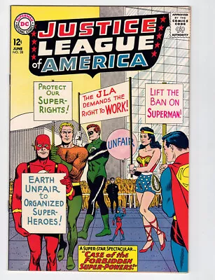 Buy Justice League Of America #28 9.0 1964 Ow/w Pages Greg Eide Collection • 213.46£