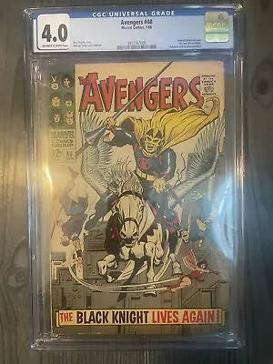 Buy Avengers #48 CGC 4.0 1st Black Knight 1968 W To OW Pages  • 380£