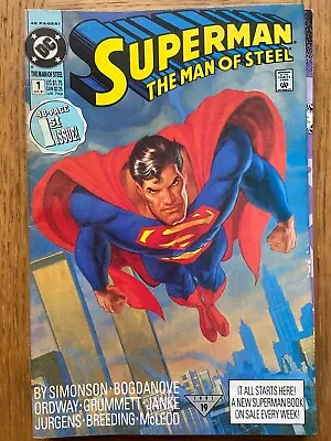 Buy Superman The Man Of Steel  Issue 1 (VF) From July 1991 - Discounted Post • 3.25£