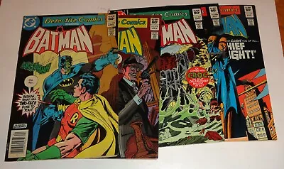 Buy Batman Detective Comics #513,516,525,528,529  F/vf 1982 • 21.06£