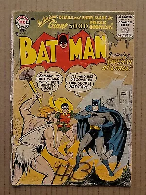 Buy Batman #102 Caveman At Large DC 1956 FR/GD • 60.05£