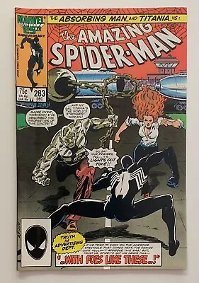 Buy Amazing Spider-Man #283 (Marvel 1986) FN+ Copper Age Issue • 6.38£