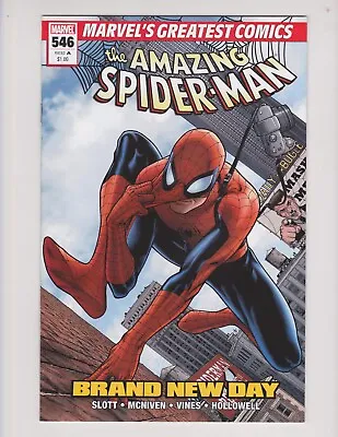 Buy Amazing Spider-man #546 Marvel 2008 1st App Mr Negative/jackpot Dan Slott • 14.24£