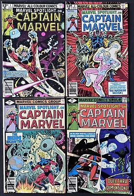 Buy Marvel Spotlight #1 2 3 & 4 Captain Marvel Ditko Mid-Grade 1979 • 9.95£