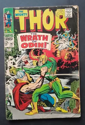 Buy The Mighty Thor #147 1967  The Wrath Of Odin!  Fair 1.0 • 5£
