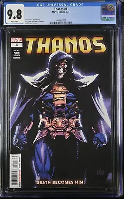 Buy Thanos #4 CGC 9.8 Leinil Francis Yu Cover A Marvel 2024 Death Rejects Thanos WP • 44.13£