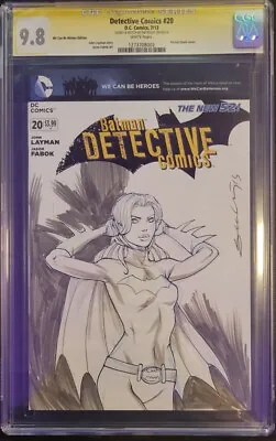 Buy Detective Comics #20 (2013) CGC 9.8 Sketch & Signed Tim Seeley • 114.78£
