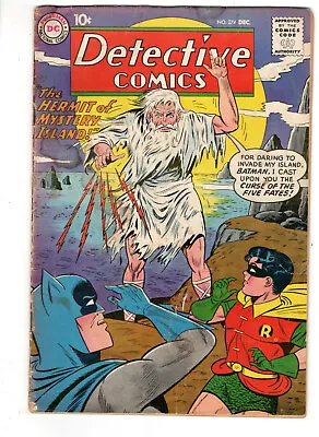 Buy Detective Comics #274 (1959) - Grade 3.0 - Martian Manhunter's Weakness! • 47.44£