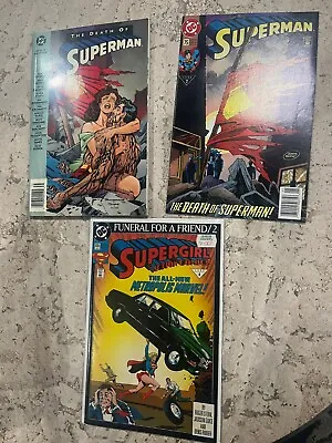 Buy DC COMICS 1992/93/94 Vintage Lot Of 21: Superman, Batman, Spiderman • 47.80£