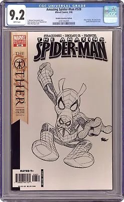 Buy Amazing Spider-Man #528C Wieringo Sketch 1:36 Variant CGC 9.2 2006 4391295005 • 52.18£