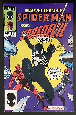 Buy Marvel Team-Up # 141 (2nd Appearance Of The Black Costume) 1984 (F/VF) • 52.24£