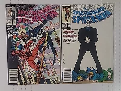 Buy Spectacular Spiderman 137 + 139 Newsstand Set Tombstone + Jesus Cover Key Issues • 15.93£