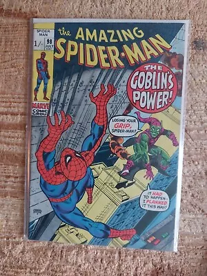 Buy Amazing Spider-Man #98 (1971) Drug Storyline Not Approved By CCA Green Goblin FN • 64.99£
