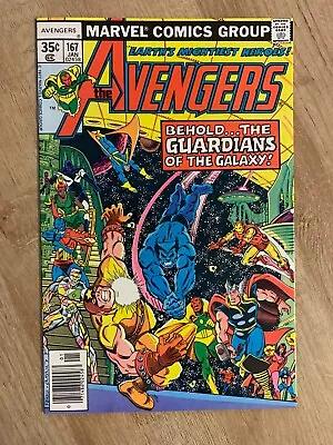 Buy The Avengers #167 - Jan 1978 - Vol.1 - Minor Key - Newsstand         (7749) • 17.74£