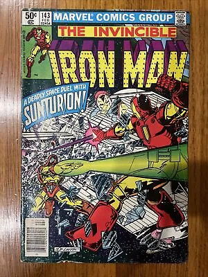 Buy INVINCIBLE IRON MAN # 143 Marvel Comics 1981 BRONZE Age 1st App THE SUNTURION  • 2.36£